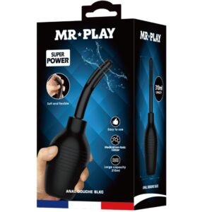 Mr Play-Analbewässerer Blkc Super Power Schwarz-Wiederaufladbar, USB · Sextoys (Bild 3)