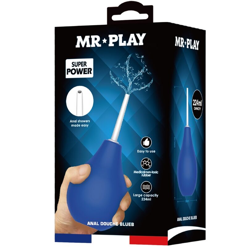 Mr Play-Dusche Anal Super Power Blau-Wiederaufladbar, USB · Sextoys (Bild 2)
