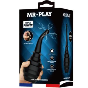 Mr Play-Analdusche BLKM6 Super Power Schwarz-Wiederaufladbar, USB · Sextoys (Bild 4)