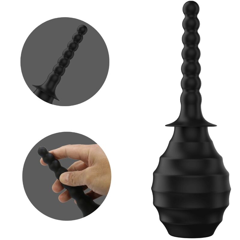 Mr Play-BLKM7 Super Power schwarz-Wiederaufladbar, USB Analbewässerung · Sextoys (Bild 5)