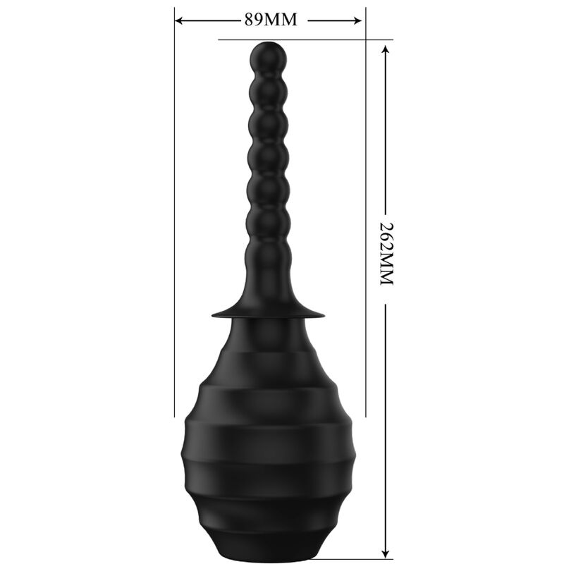Mr Play-BLKM7 Super Power schwarz-Wiederaufladbar, USB Analbewässerung · Sextoys (Bild 2)