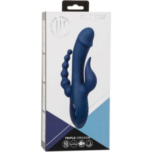 Calexotics-Vibrator Dreifacher Orgasmus Blau-Silikon, 10 Geschwindigkeiten · Vibratoren (Bild 9)