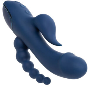 Calexotics-Vibrator Dreifacher Orgasmus Blau-Silikon, 10 Geschwindigkeiten · Vibratoren (Bild 6)