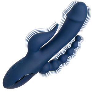 Calexotics-Vibrator Dreifacher Orgasmus Blau-Silikon, 10 Geschwindigkeiten · Vibratoren (Bild 4)