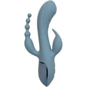 Calexotics-Vibrator Triple Ecstasy Grau-Silikon, 3 Geschwindigkeiten · Vibratoren (Bild 9)