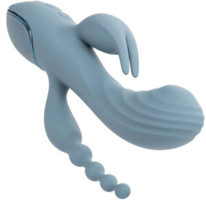 Calexotics-Vibrator Triple Ecstasy Grau-Silikon, 3 Geschwindigkeiten · Vibratoren (Bild 7)