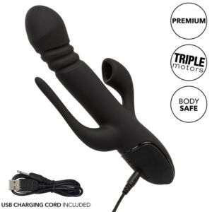 Calexotics-Vibrator Triple Euphoria Schwarz-3 Geschwindigkeiten, Wiederaufladbar · Vibratoren (Bild 6)