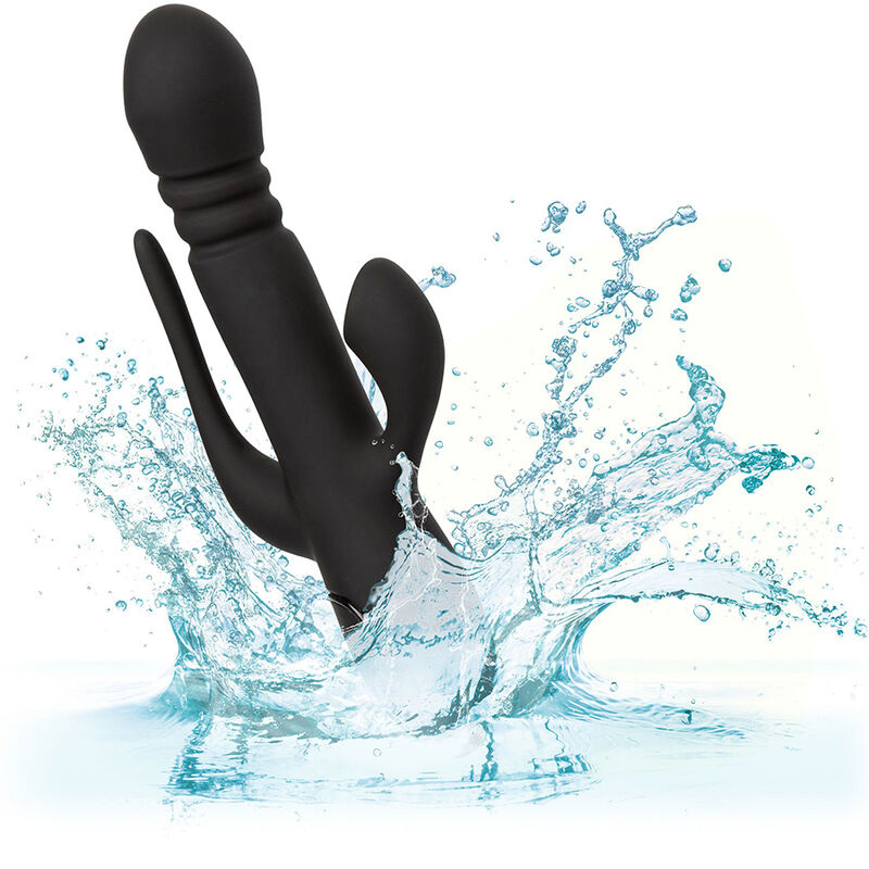 Calexotics-Vibrator Triple Euphoria Schwarz-3 Geschwindigkeiten, Wiederaufladbar · Vibratoren (Bild 4)