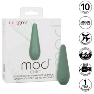 Calexotics-Mod Chic Grün-Silikon Stimulator, 10 Geschwindigkeiten · Vibratoren (Bild 9)