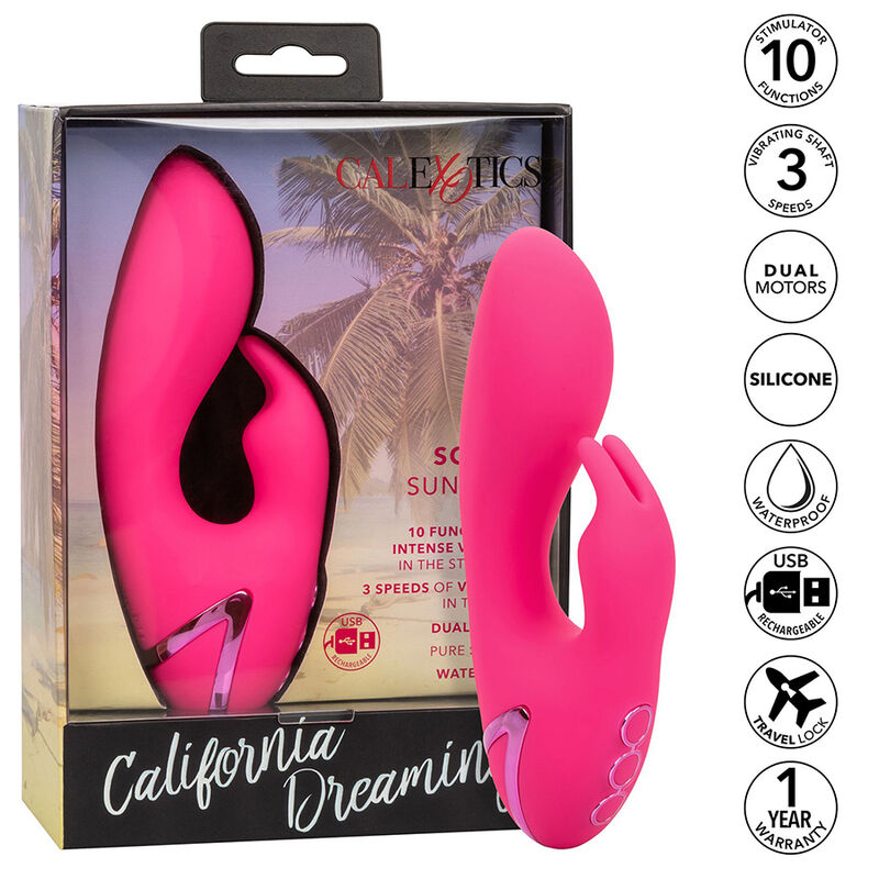 Calexotics-Cal Sunshine Vibrator Rabbit Fuchsia aus Kalifornien · Vibratoren (Bild 2)