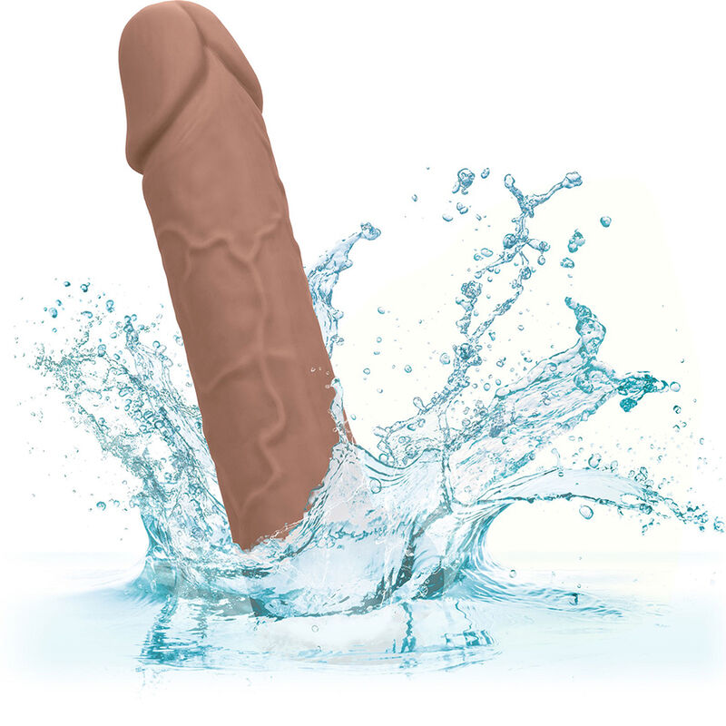Calexotics-Leistung Maxx Extension Life-like 8 Braun-Silikon · Sextoys (Bild 3)