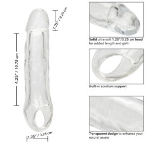 Calexotics-Leistung Maxx Clear Extension 5,5 Transparent · Sextoys (Bild 6)