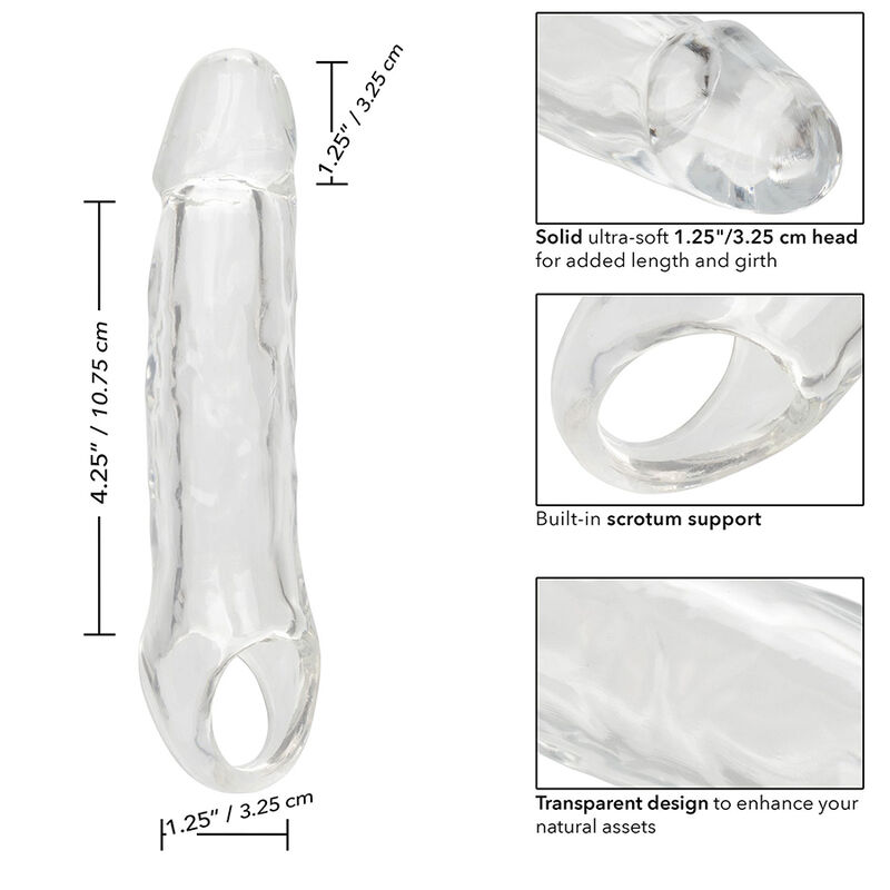 Calexotics-Leistung Maxx Clear Extension 5,5 Transparent · Sextoys (Bild 6)