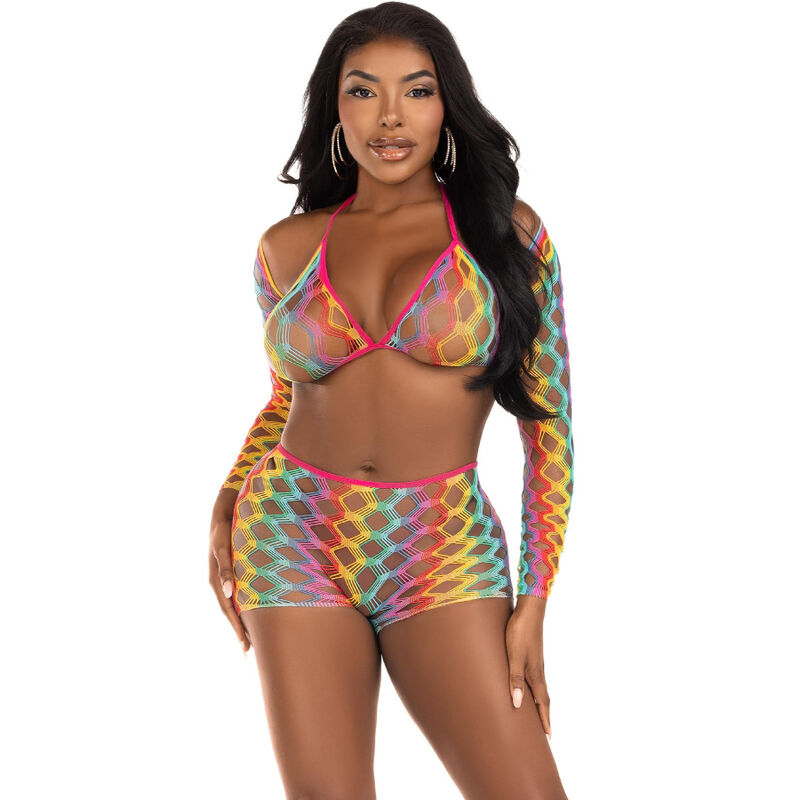 Leg Avenue Sets-Dreiteiliges Set Mehrfarbig