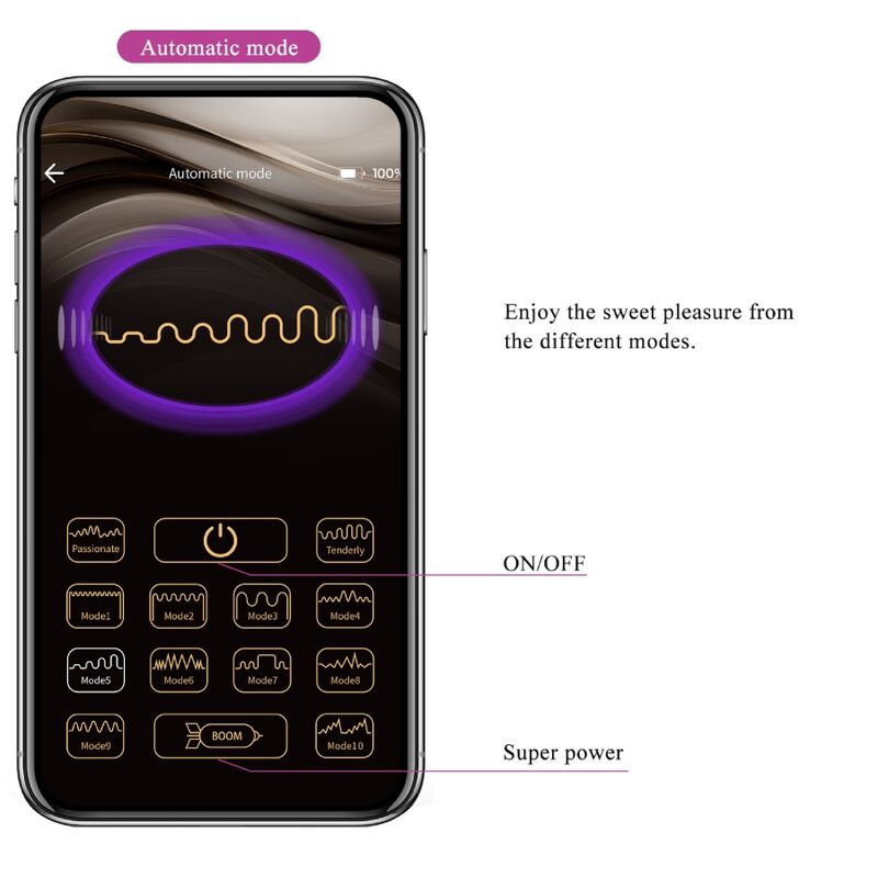 Pretty Love-Nymph Eier Vibrator Über Anwendung kontrolliert · Vibratoren (Bild 19)