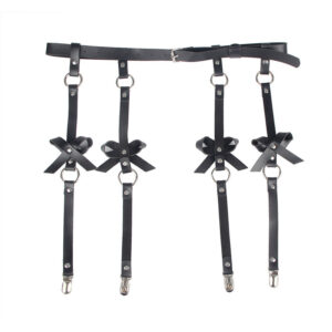 Subblime Fetish-Harness für Kissen aus Leder mit Kette Schwarz One · Strap-on & Harness (Bild 9)