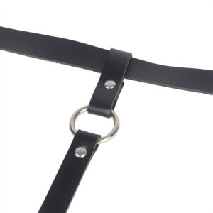 Subblime Fetish-Harness für Kissen aus Leder mit Kette Schwarz One · Strap-on & Harness (Bild 8)