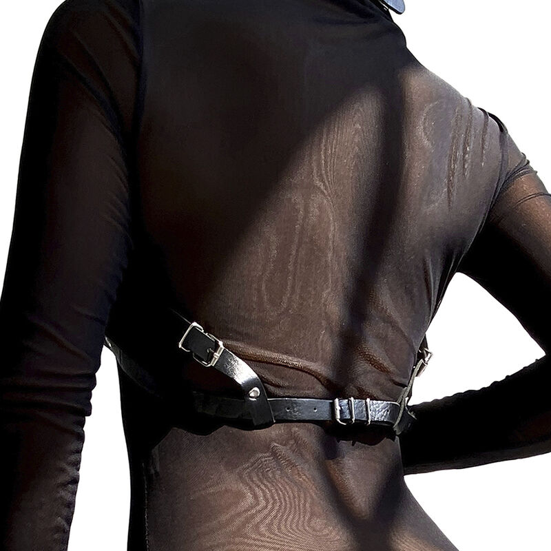 Subblime Fetish-Schwarz One Size Leder Kamm · Strap-on & Harness (Bild 6)