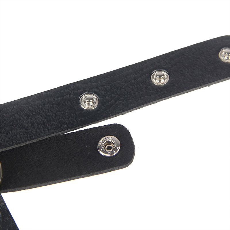 Subblime Fetish-Harness für Leder Brust mit Schwarz One Ketten · Strap-on & Harness (Bild 9)