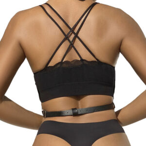 Subblime Fetish-Harness für Leder Brust mit Schwarz One Ketten · Strap-on & Harness (Bild 8)
