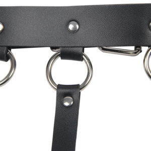 Subblime Fetish-Harness für Brust mit großen Ring und Ketten – One · Strap-on & Harness (Bild 9)