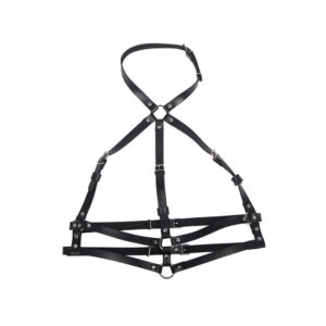 Subblime Fetish-Harness für Brust mit Lederring Schwarz One Size · Strap-on & Harness (Bild 10)