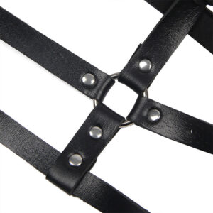 Subblime Fetish-Harness für Brust mit Lederring Schwarz One Size · Strap-on & Harness (Bild 9)