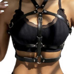 Subblime Fetish-Harness für Brust mit Lederring Schwarz One Size · Strap-on & Harness
