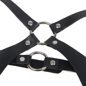 Subblime Fetish-Harness Full Body mit Schnallen in der Haut Schwarz One Size · Strap-on & Harness (Bild 10)