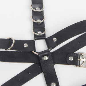 Subblime Fetish-Harness Girettiera mit Ringe One Size-Pelle · Strap-on & Harness (Bild 10)