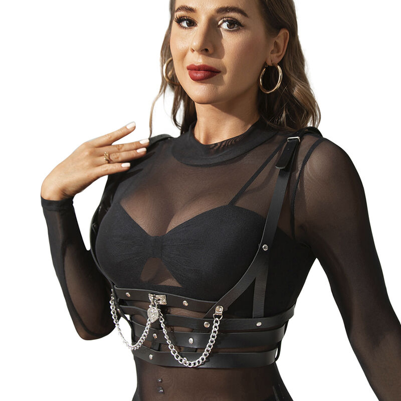 Subblime Fetish-Korsett mit Ketten One Size-Pelle · Strap-on & Harness (Bild 10)