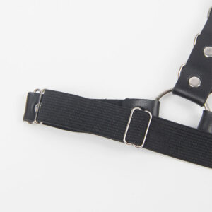 Subblime Fetish-Harness für Gürtel und Westen mit Ringen und Kette · Strap-on & Harness (Bild 3)