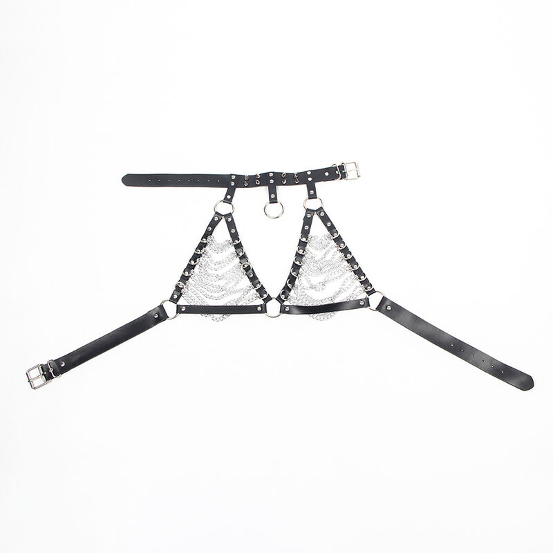 Subblime Fetish-Harness für Büste und Kette Halskette, Größe · Strap-on & Harness (Bild 10)