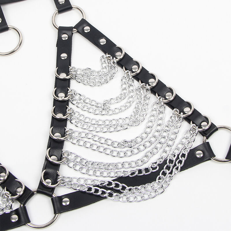 Subblime Fetish-Harness für Büste und Kette Halskette, Größe · Strap-on & Harness (Bild 5)