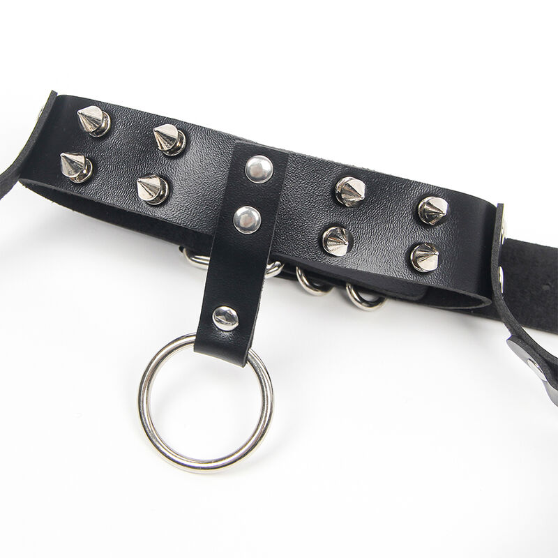 Subblime Fetish-Harness für Büste und Kette Halskette, Größe · Strap-on & Harness (Bild 3)