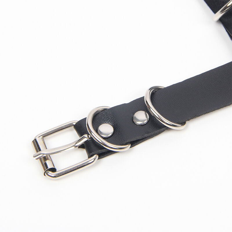 Subblime Fetish-Harness BH mit Detail One Size-Metal Kette · Strap-on & Harness (Bild 9)