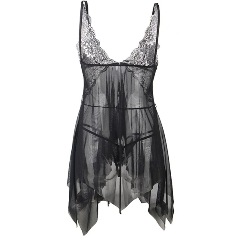 Subblime-Tüll Babydoll mit Spitze in der Brust · Sexy Damen-Dessous (Bild 6)