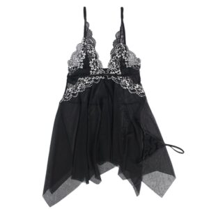 Subblime-Tüll Babydoll mit Spitze in der Brust · Sexy Damen-Dessous (Bild 5)