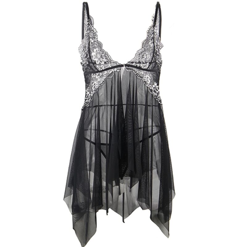 Subblime-Tüll Babydoll mit Spitze in der Brust · Sexy Damen-Dessous (Bild 3)
