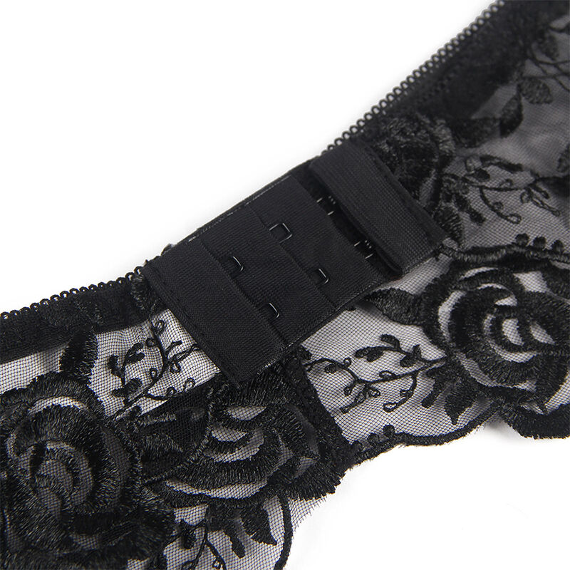 Subblime-Set 3 Stk. BH, Tanga und Strumpfband mit Druck · Spicy Dessous & Bodystockings (Bild 5)