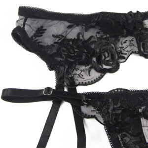 Subblime-Set 3 Stk. BH, Tanga und Strumpfband mit Druck · Spicy Dessous & Bodystockings (Bild 10)
