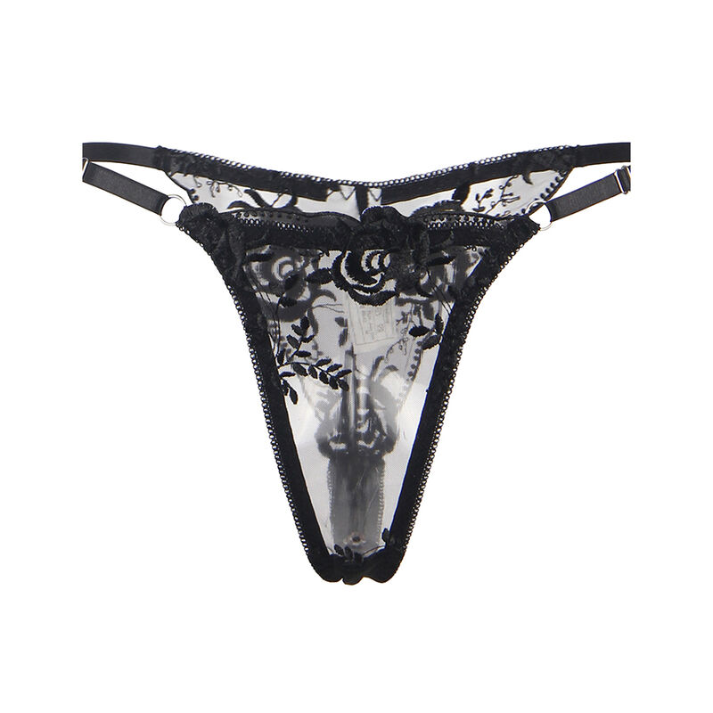 Subblime-Set 3 Stk. BH, Tanga und Strumpfband mit Druck · Spicy Dessous & Bodystockings (Bild 9)
