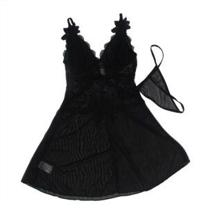 Subblime-Tüll Babydoll mit Spitze und Blumendetail · Sexy Damen-Dessous (Bild 9)