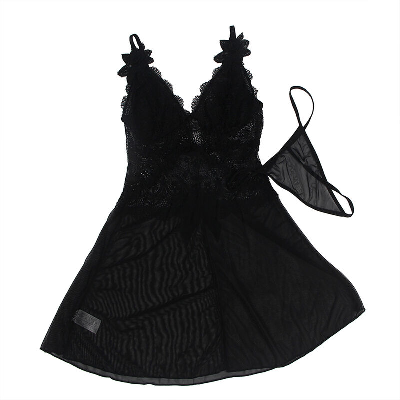 Subblime-Tüll Babydoll mit Spitze und Blumendetail · Sexy Damen-Dessous (Bild 9)