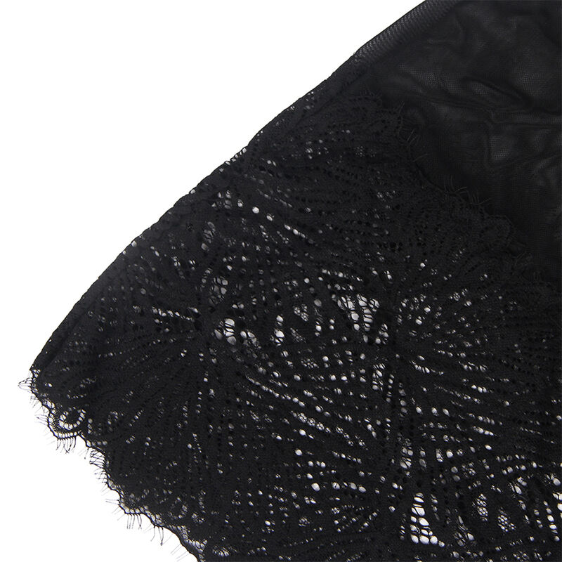 Subblime-Babydoll mit spitzenverstellbaren Hosenträgern Schwarz · Sexy Damen-Dessous (Bild 8)