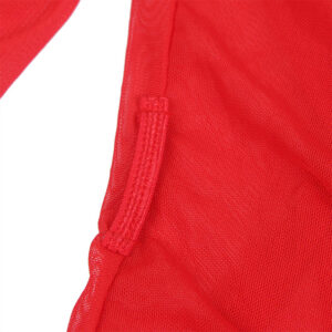 Subblime-Tulles Transparent-Kleid mit Pizzo, Rot · Sexy Damen-Dessous (Bild 9)