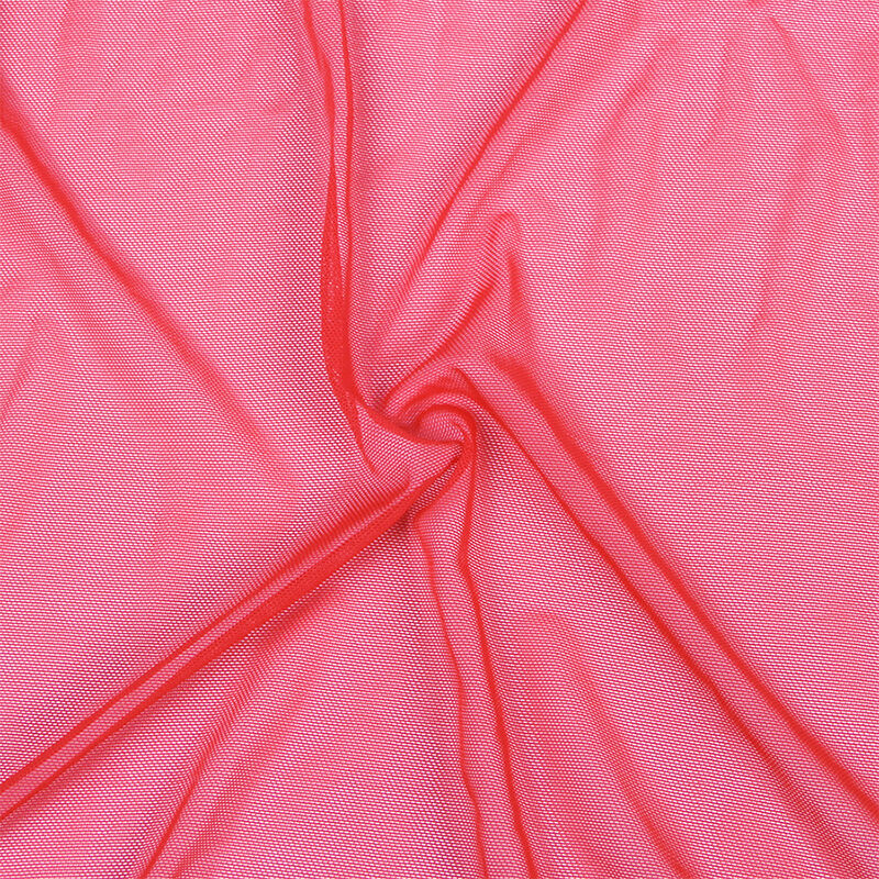 Subblime-Tulles Transparent-Kleid mit Pizzo, Rot · Sexy Damen-Dessous (Bild 8)