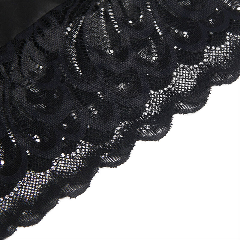 Subblime-Babydoll mit Blumendruck auf der Schwarz Brust · Sexy Damen-Dessous (Bild 10)