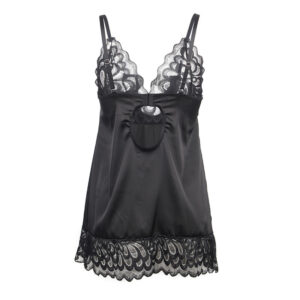 Subblime-Babydoll mit Blumendruck auf der Schwarz Brust · Sexy Damen-Dessous (Bild 6)
