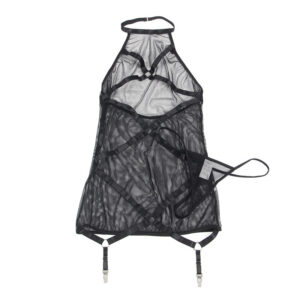 Subblime-Kleid Transparent Halter Schwarz · Spicy Dessous & Bodystockings (Bild 4)